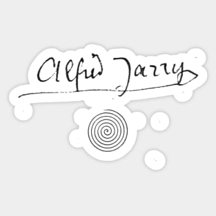 Signature Alfred jarry Sticker